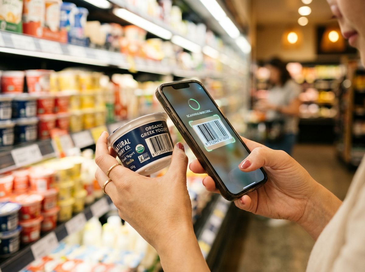 Scanning a food product